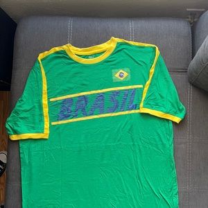 Mitre Brasil T-shirt- Mens 2XL